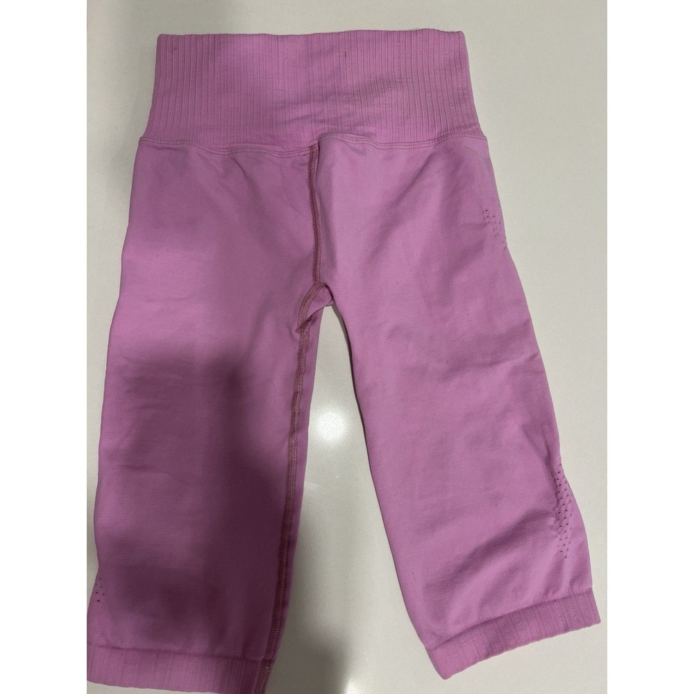 FP Movement Womens Cropped Leggings Seamless High Waist Pink M/L
